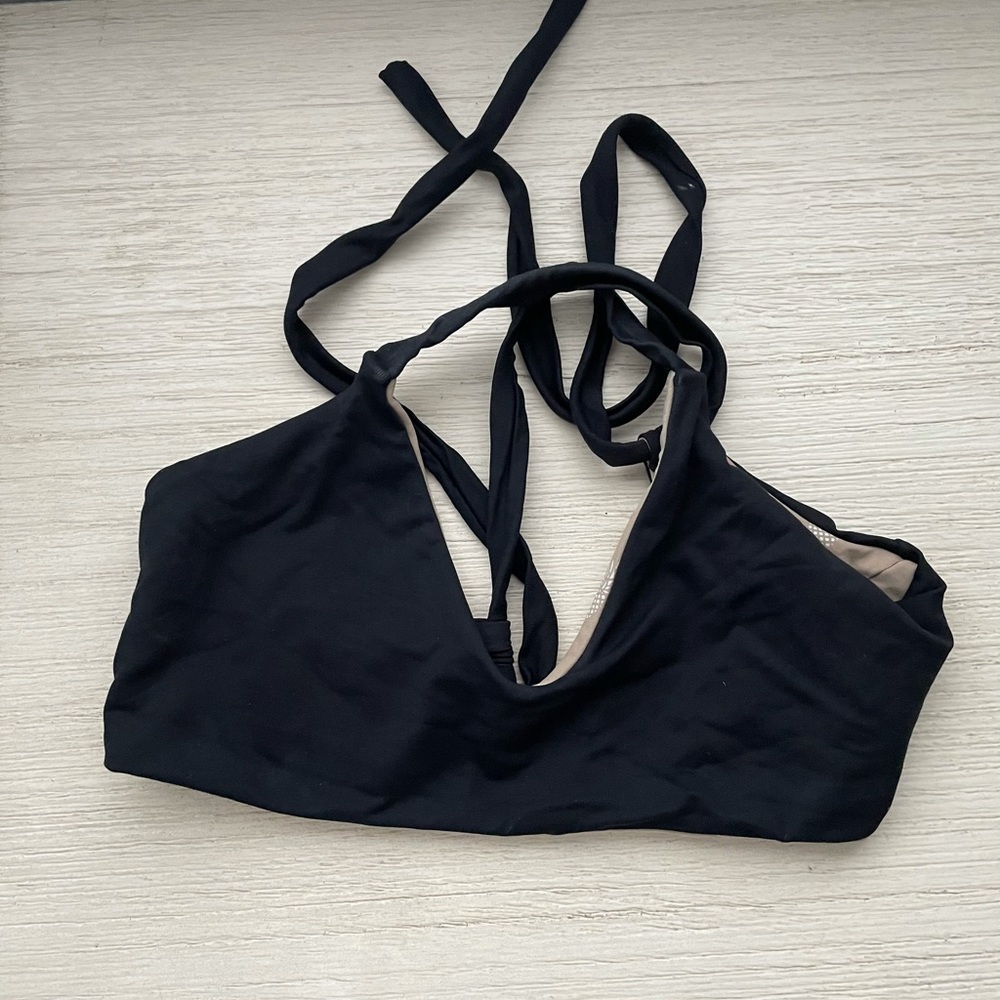 Midori bikini black top - large